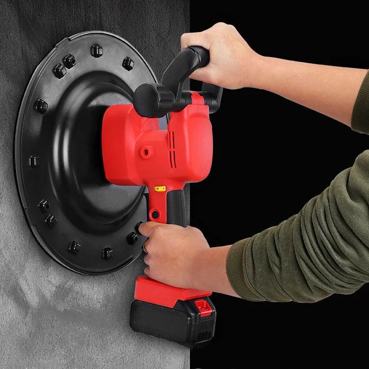 Lithium Power electric automatic Portable Wall Cement Plastering Polisher Smoothing troweling Machine