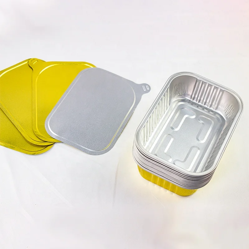 Disposable aluminum foil container sealing film takeout packaging hot pressure sealing cover