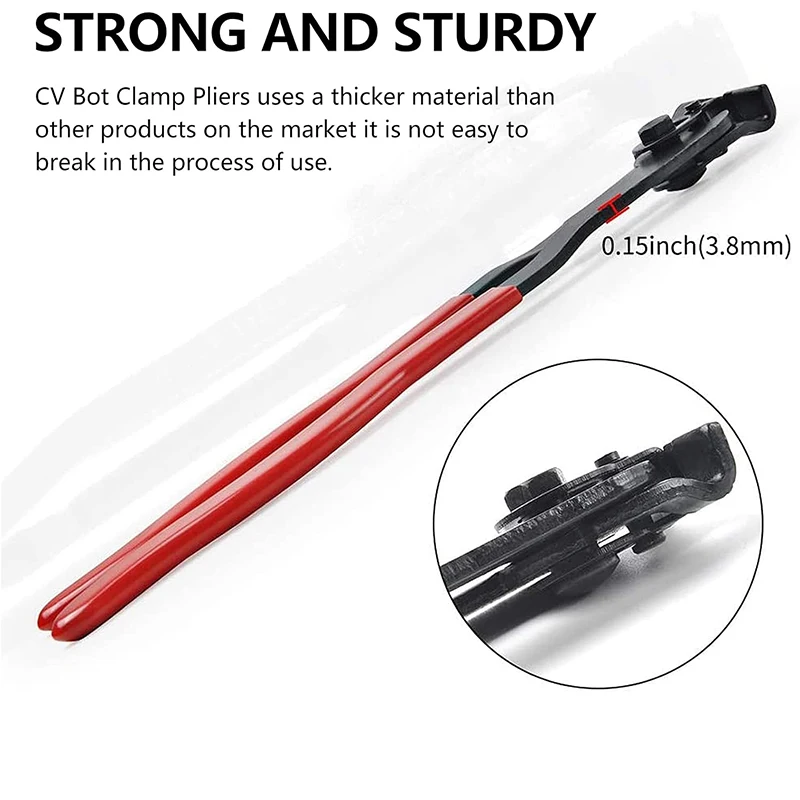 2-Piece Automotive Hose Axle Plier CV Clamp Tool CV Joint Banding Tools for Most Cars