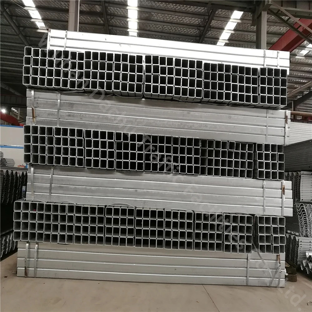 European Standard Hot-Dip Galvanized Square Steel Guardrail Post for Highway for England Finland Sweden Easy Fixing