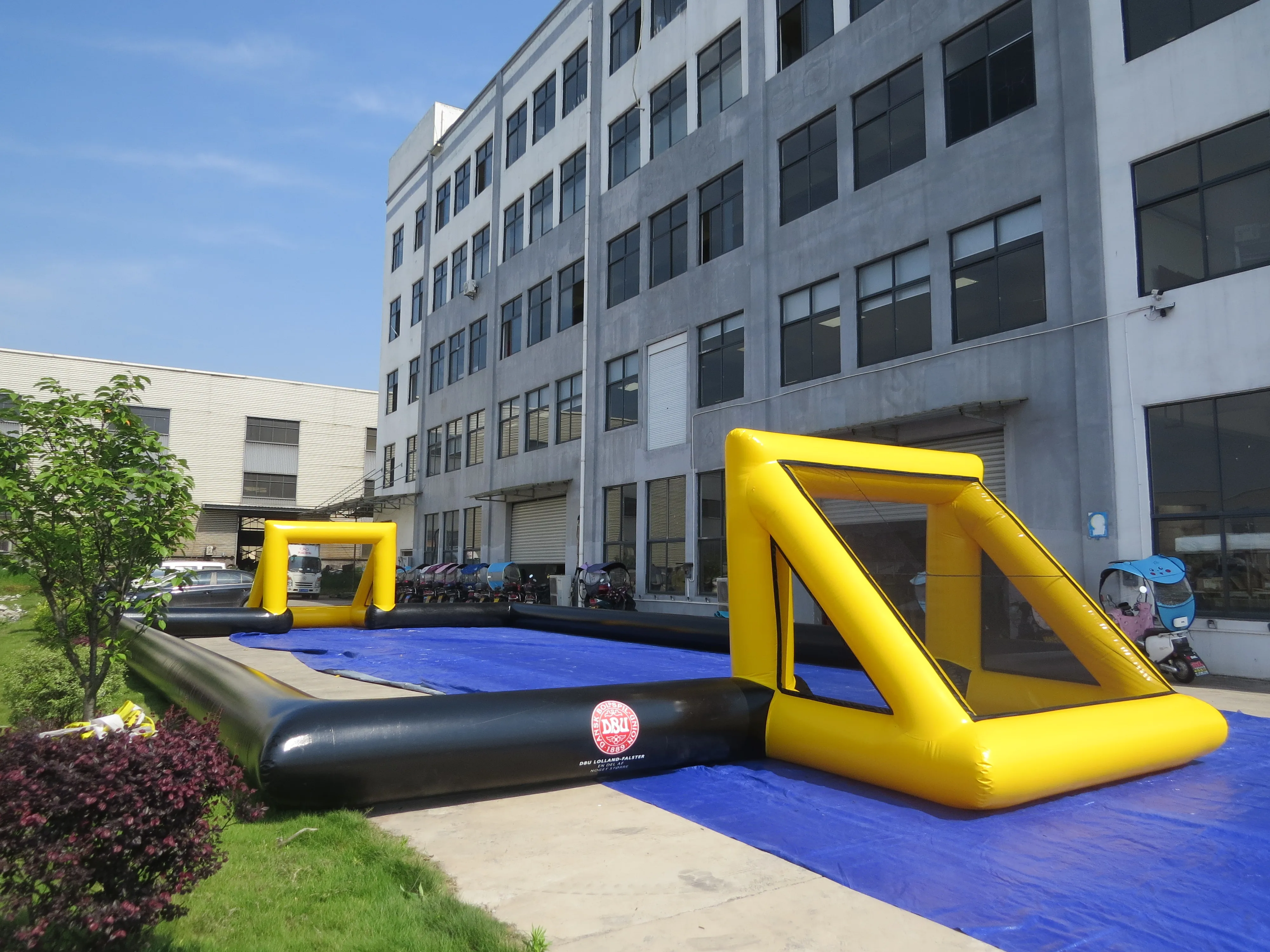 Ejia Manufacturer Hot Sale Inflatable Sports Pitch Portable Inflatable volleyball Field/Inflatable Panna Soccer
