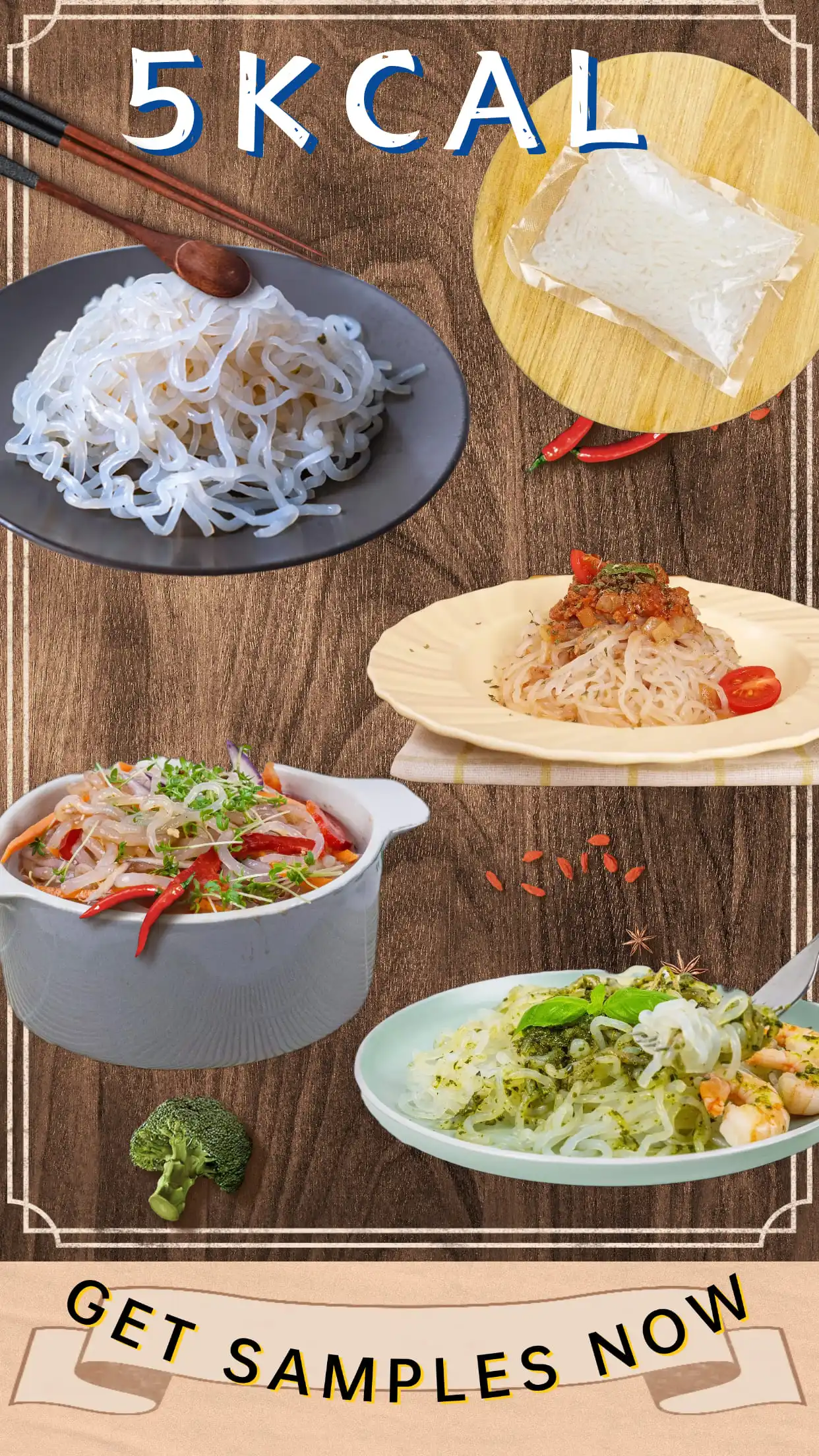 Keto-Friendly Zero Calorie Food Shirataki Food Konjac Food Low Carb