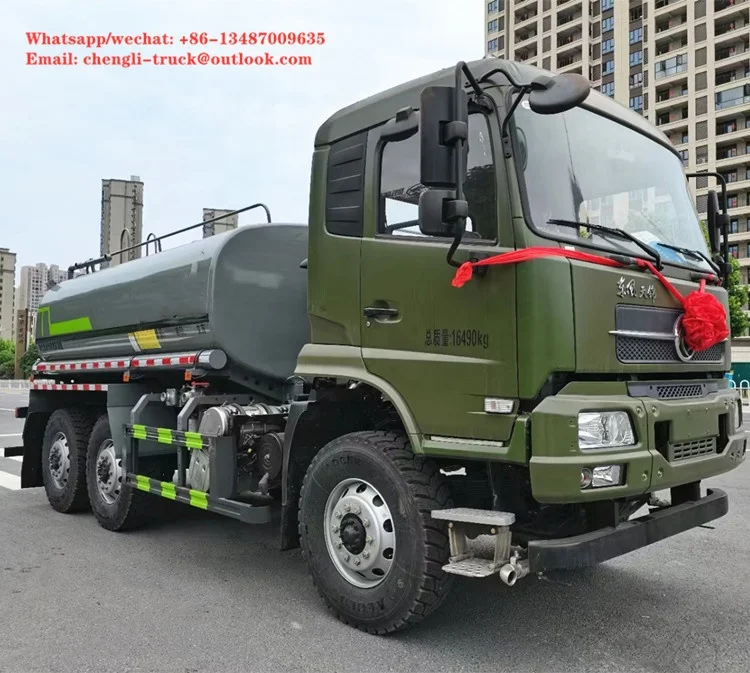 Dongfeng KINGRUN 6x6 6WD внедорожник 10000 литров цена на грузовик с резервуаром для