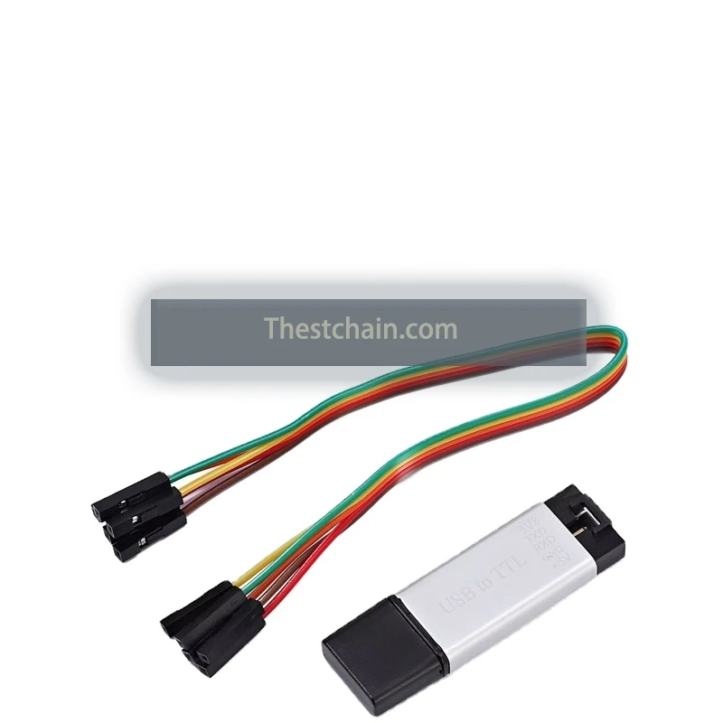 Aluminum case CP2102 module USB to TTL serial port module STC downloader line brush upgrade board