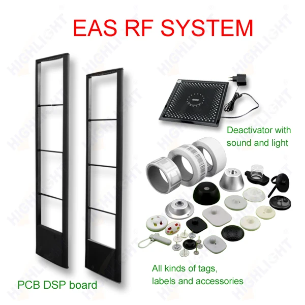 HIGHLIGHT R009 8.2MHz RF EAS system retail security anti theft system/ RF EAS antenna/ anti-shoplifting device rf jammer