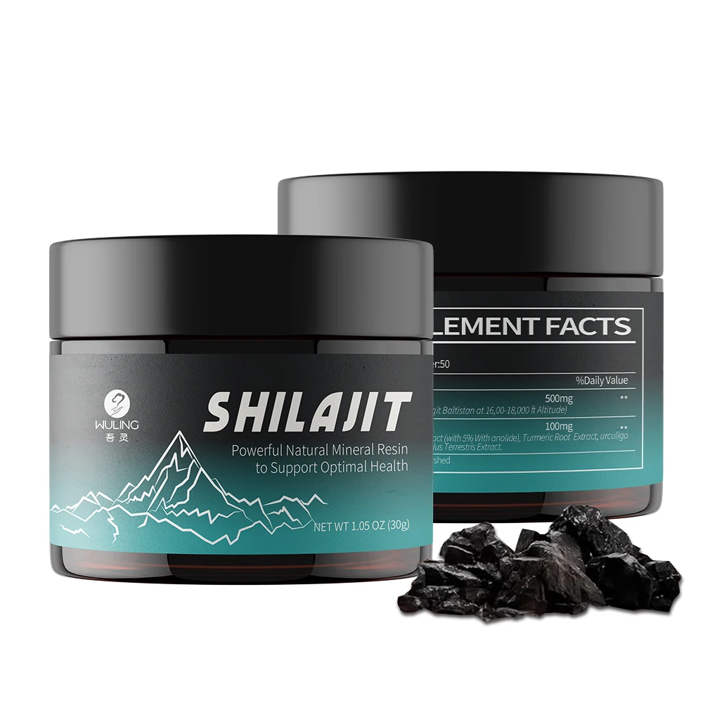 with 50% Fulvic Acids Himalaya Natural Pure Black Best Shilajit Extract Fulvic Acid 50% shilajit resin