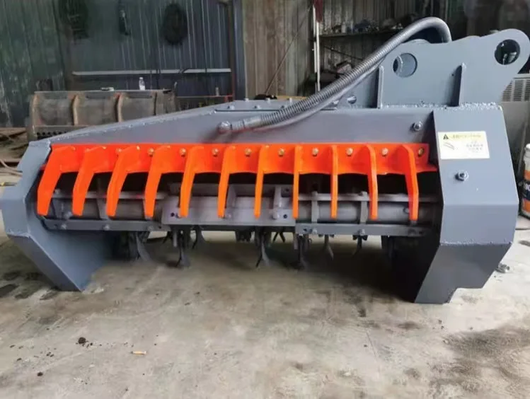 Flail mower for mini excavators attachment mulcher for mid-large tractor mower mini excavator lawn mower