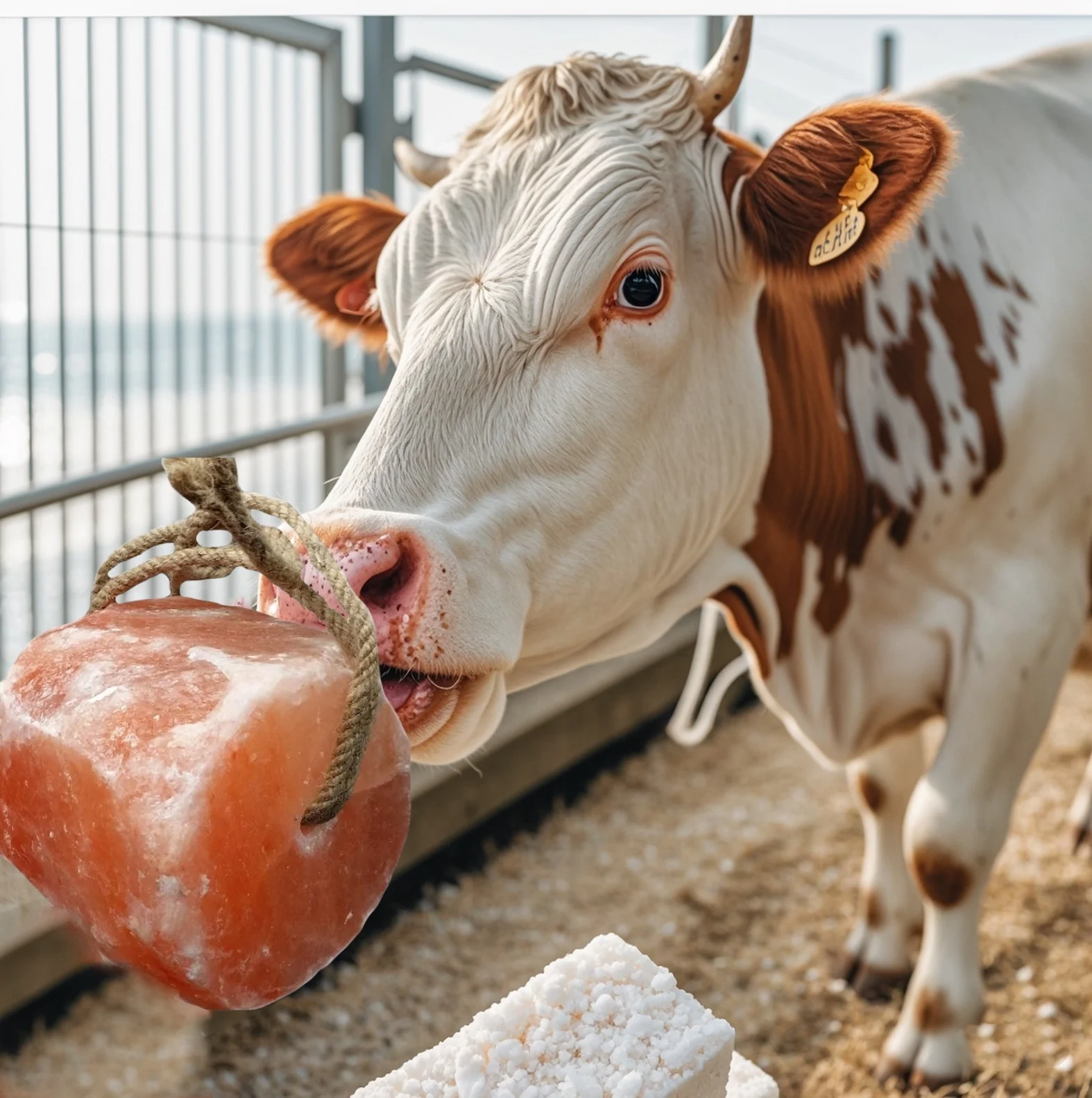 Хит продаж Минеральная Соль лиловый блок для животных