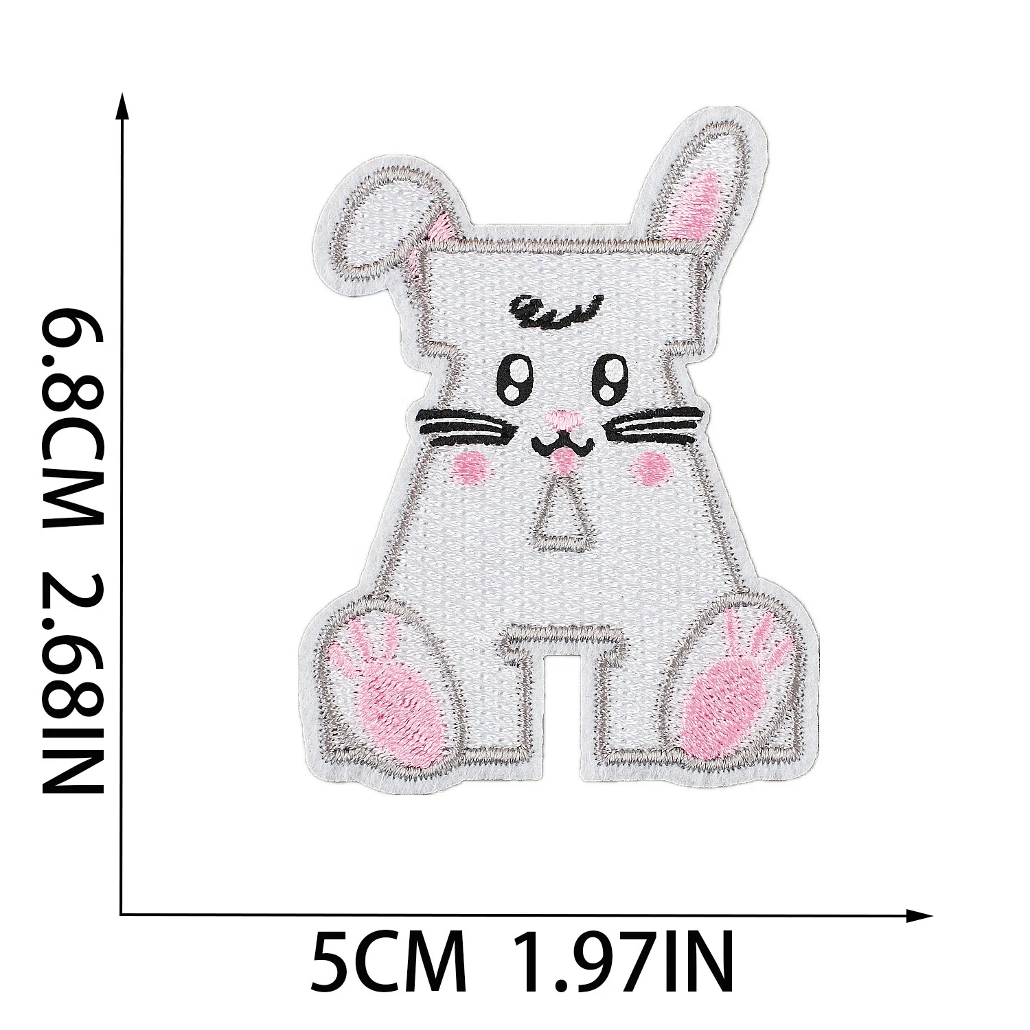 Kids Colour Letter Easter Patch embroidery chenille Patches Iron on / Sew on Alphabet Embroidery Clothes