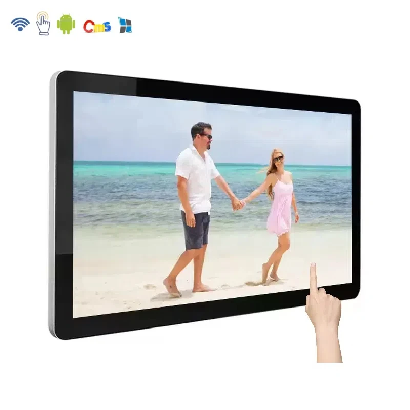 All-in-One 21.5 23.6 24 32' lcd capacitive touch screen advertising display android smart display wall mounted digital signage
