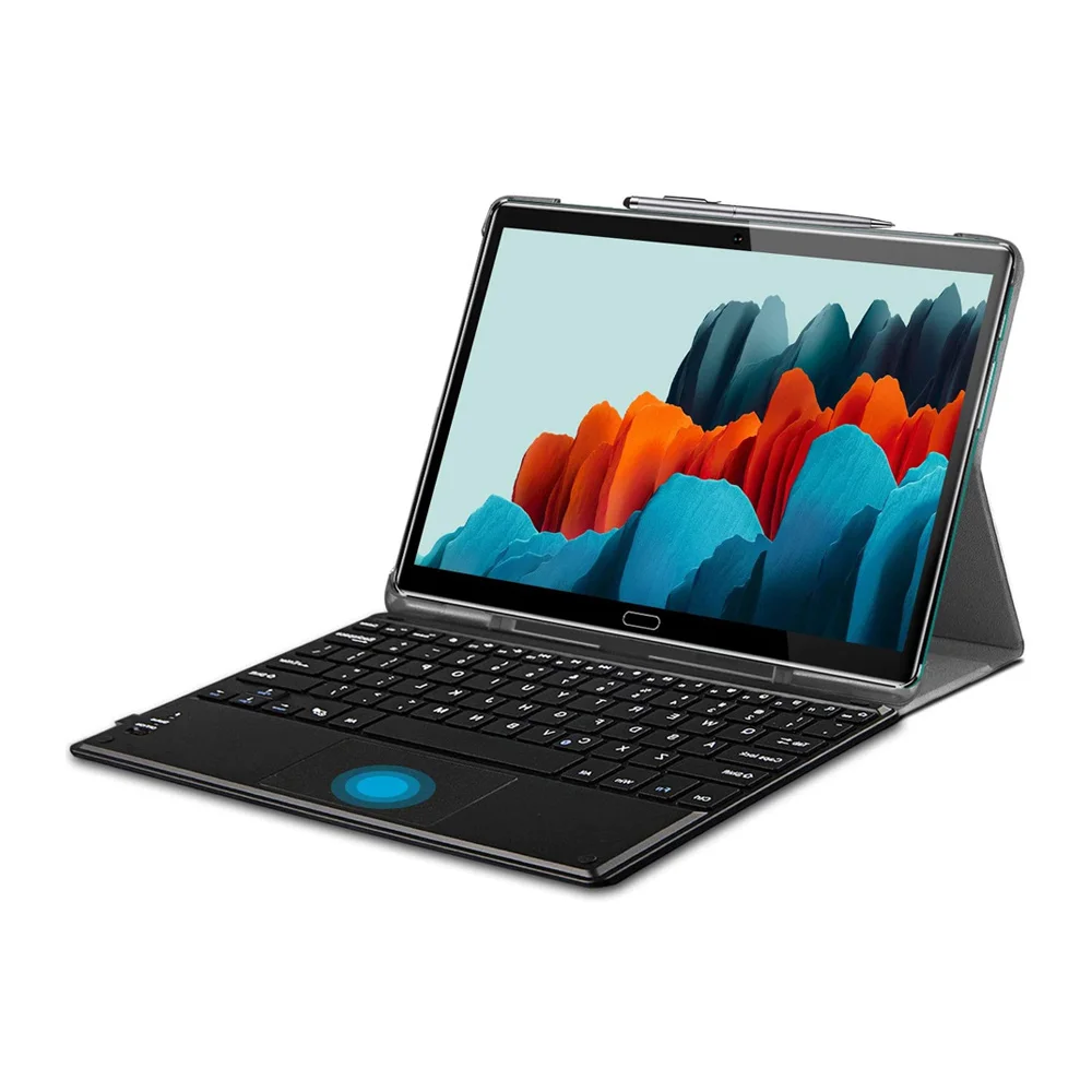 
 Планшет 10,8 дюймов Android 10,0, 4 Гб + 128 Гб/512 Гб расширения 10-core 2,3 ГГц процессор, планшеты, 2K FHD + безрамочный экран планшет в чехле для клавиатуры  