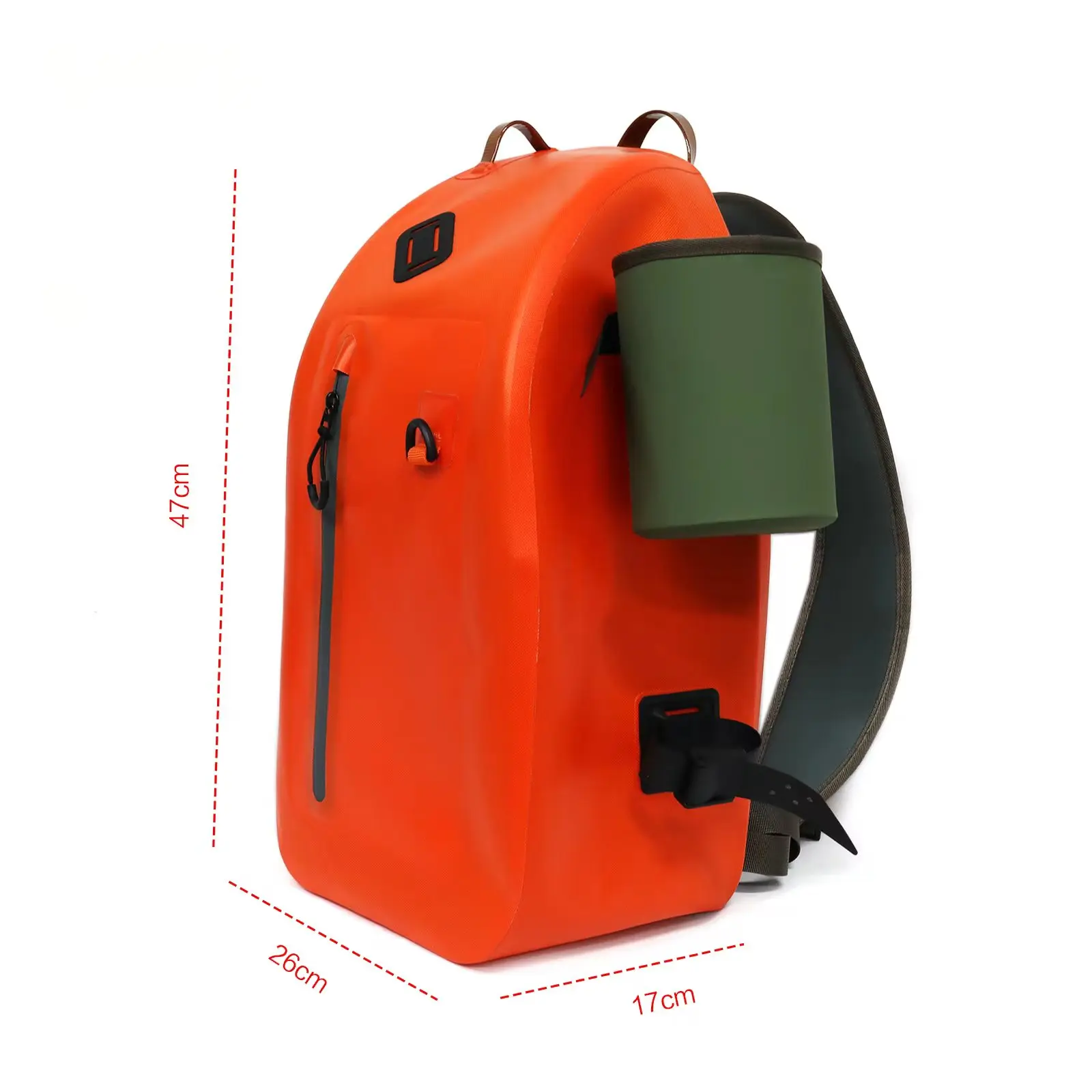 OEM Fishing Sling Pack Outdoor Lightweight Floating Submersible Dry Backpack Waterproof Fly Fishing Sling Pack With Rod Holder