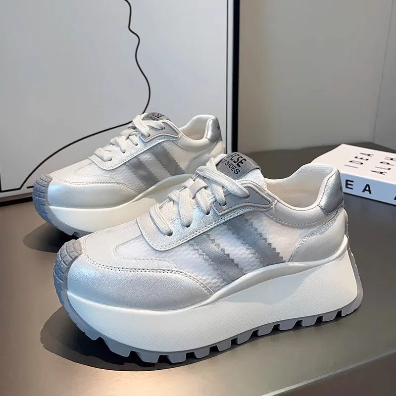 New style Sneakers Women Flat Platform Sport Running Shoes Causal Outdoor Walking Chunky Soft For women Shoes