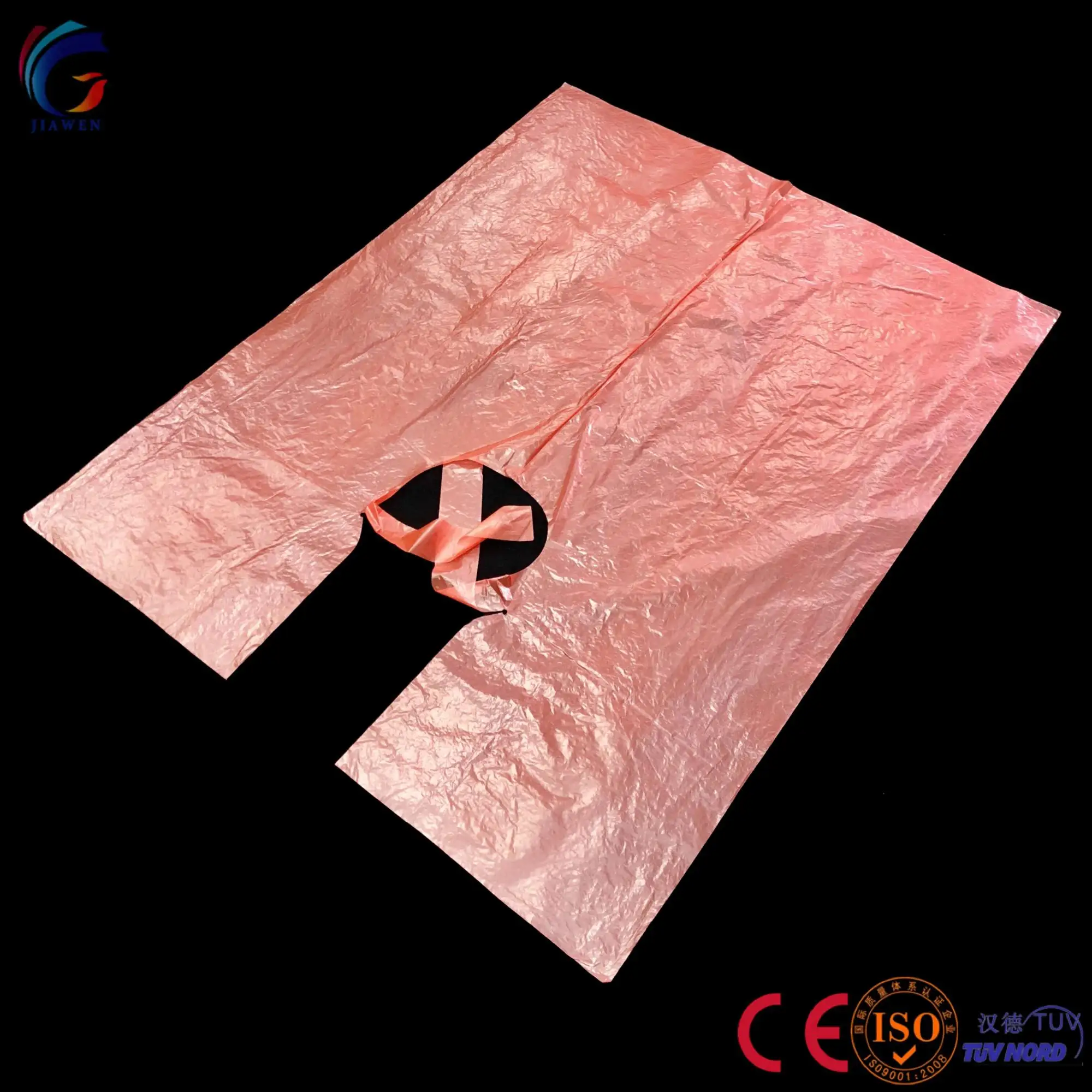 Generic Size for Everyone Fashion style Disposable SPA and Barber Shop use PE/HDPE/LDPE/CPE Hairdressing Cape for Beauty Salon