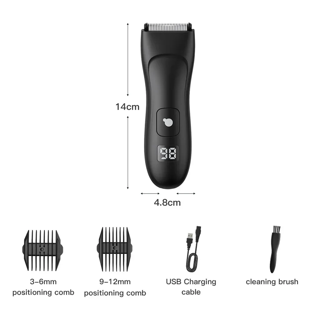 Household Silent Shaved Trimmer Adult Groin Body Hair Safety Knife Head Baby Children Hair Clipper Waterproof Electric Clipper