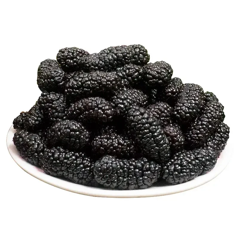 Huaran Yuling China dry fruit wholesale black sweet Dried Mulberry For eating