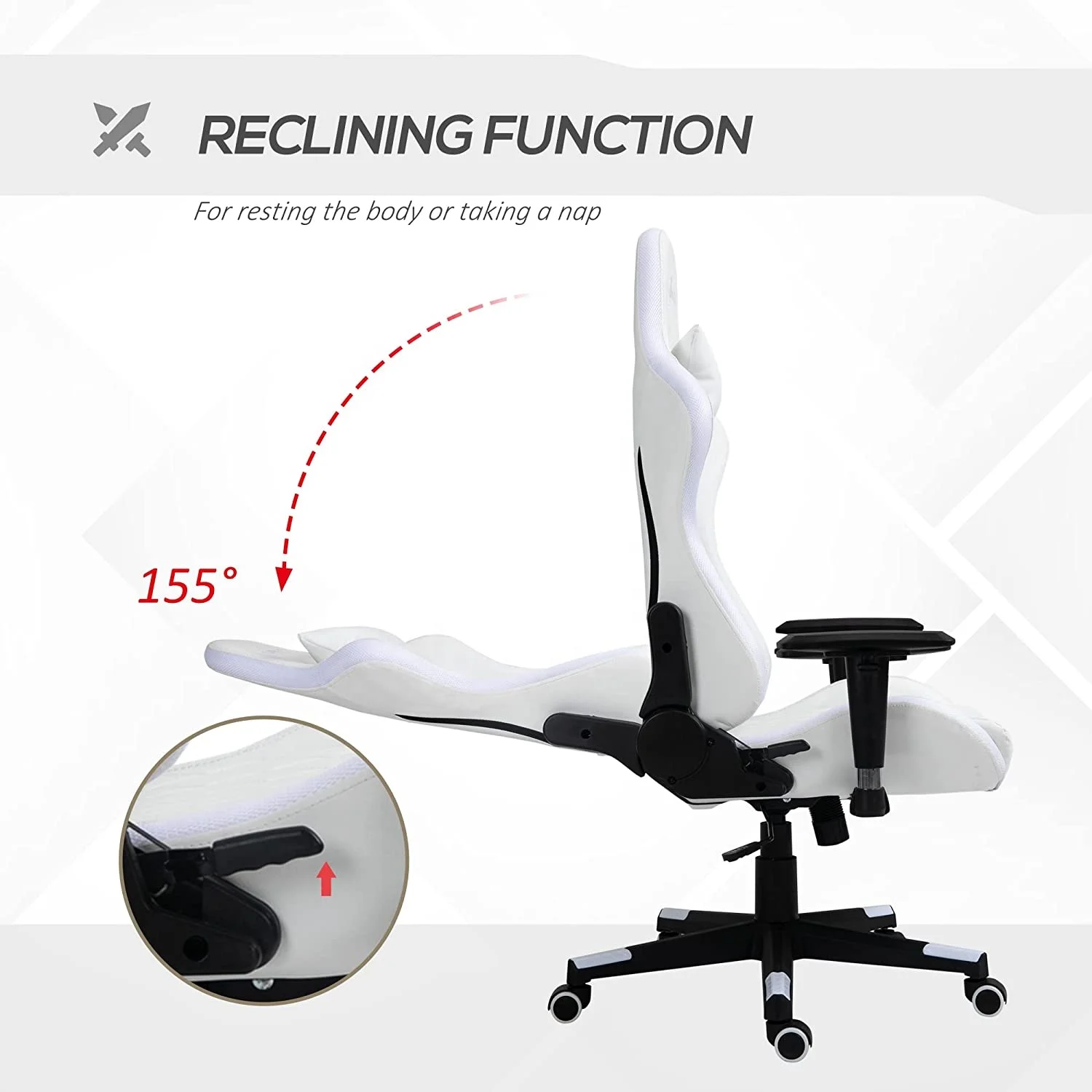 white led rgb lighting computer PC game chair massage silla gamer customized led light gaming chair with lights and speakers