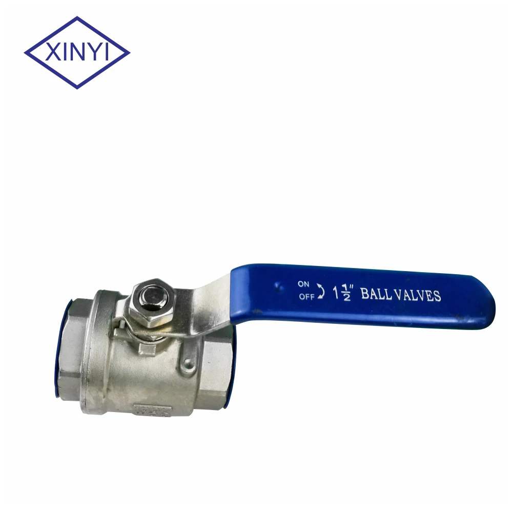 Ss304 2021 хорошее качество CF8/CF8M нержавеющая сталь винтового типа NPT/BSPT 2PC шаровой клапан