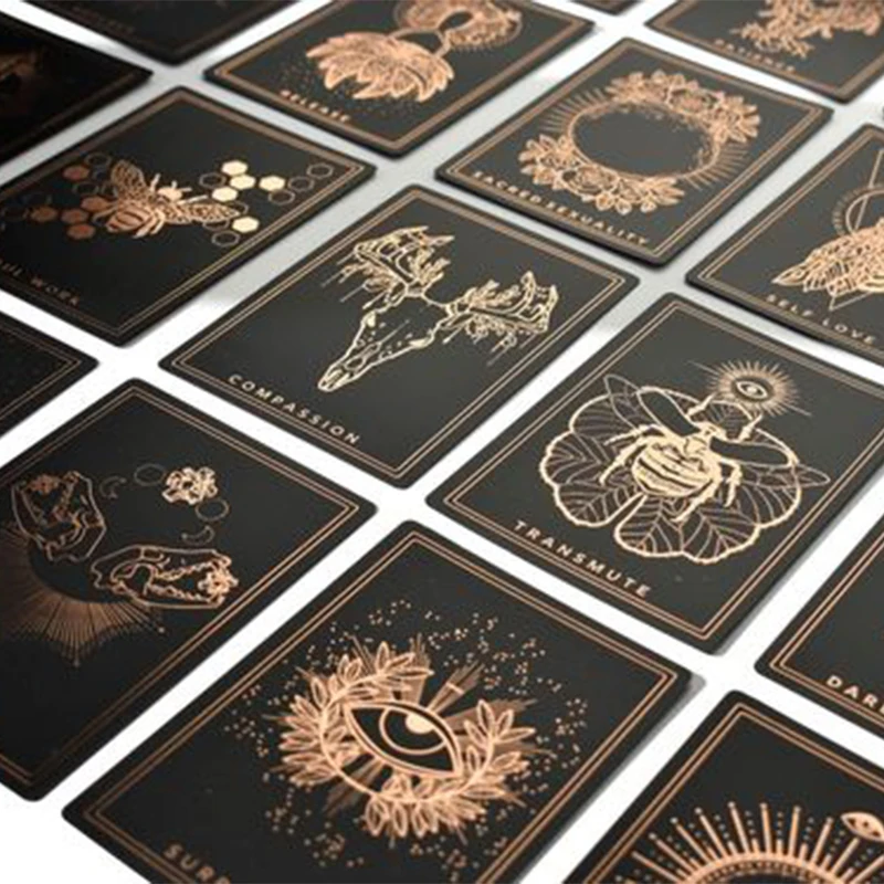 Профессиональный дизайн печати на заказ бумажные игральные карты игровые колоды печать Таро