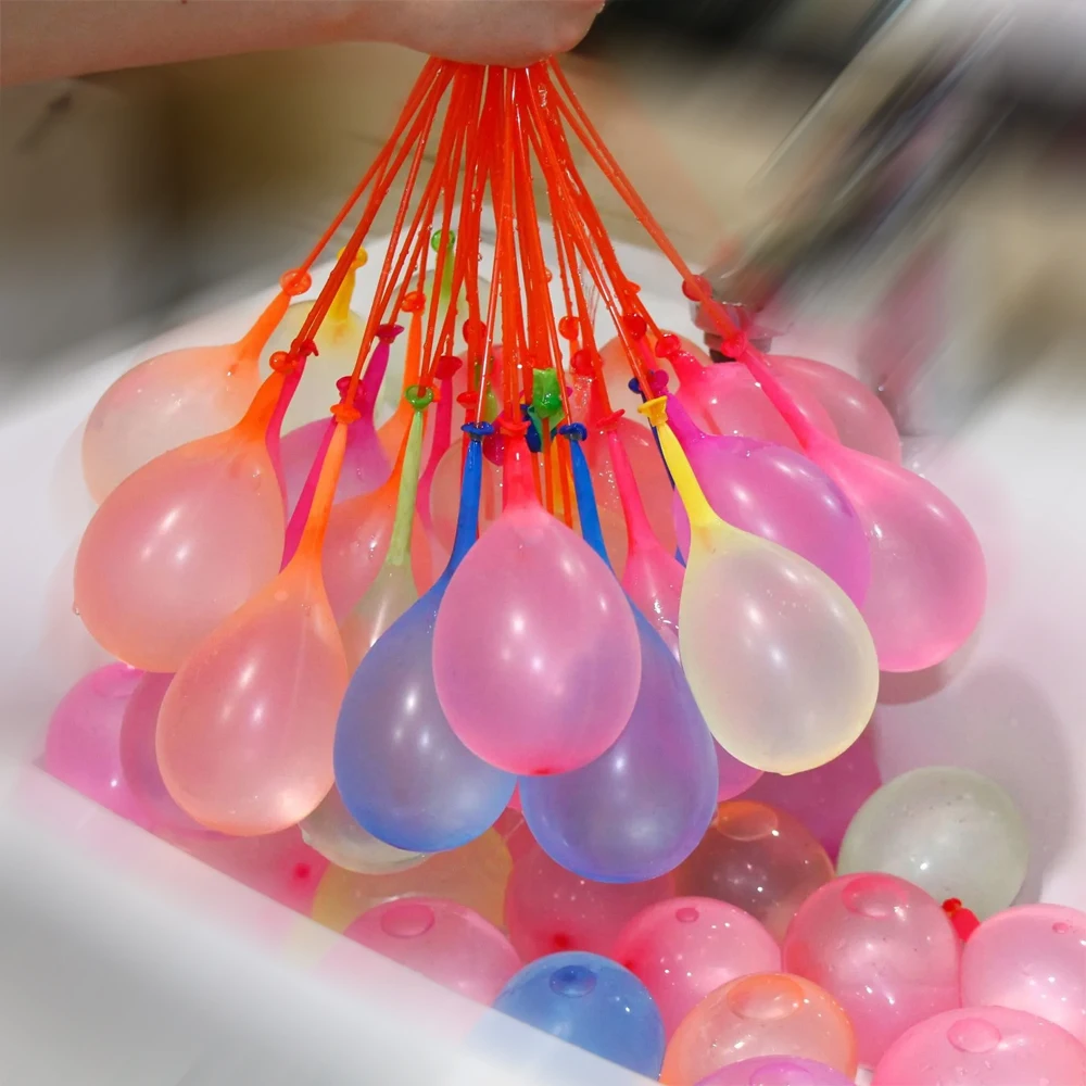 Wholesale Water Balloon 3 Bunch 111 Ball Bomb Boobs Quick Fill Easy Rapid Quick Fill Magic Self Sealing For Fighting Game