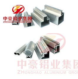 Экструзионный алюминиевый профиль для ворот анодированный серебристый