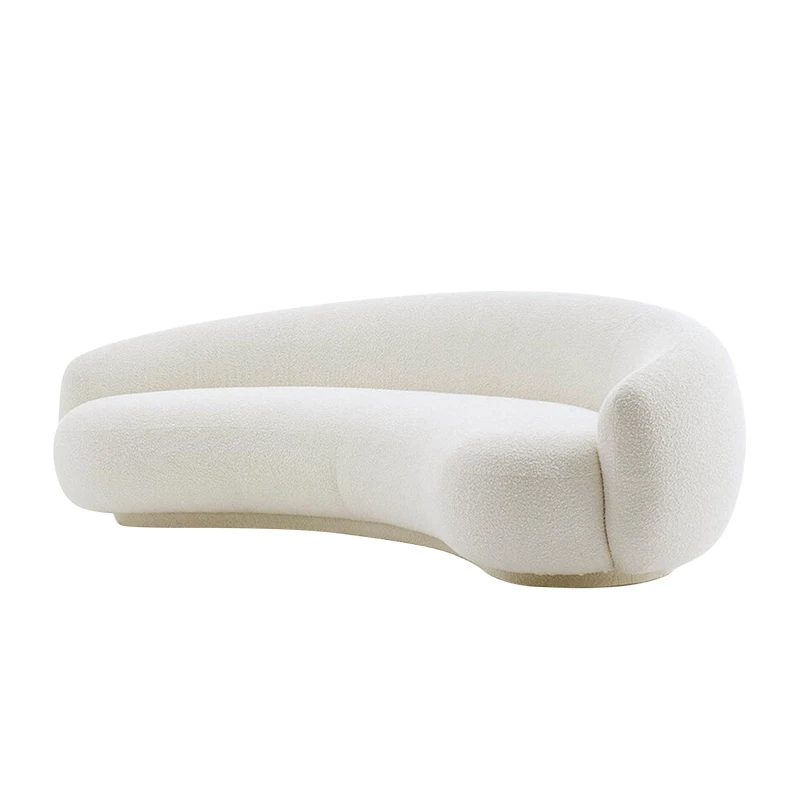 Italian Curved Sofa Luxury High-end Design Custom Home Furniture Living Room Sofas