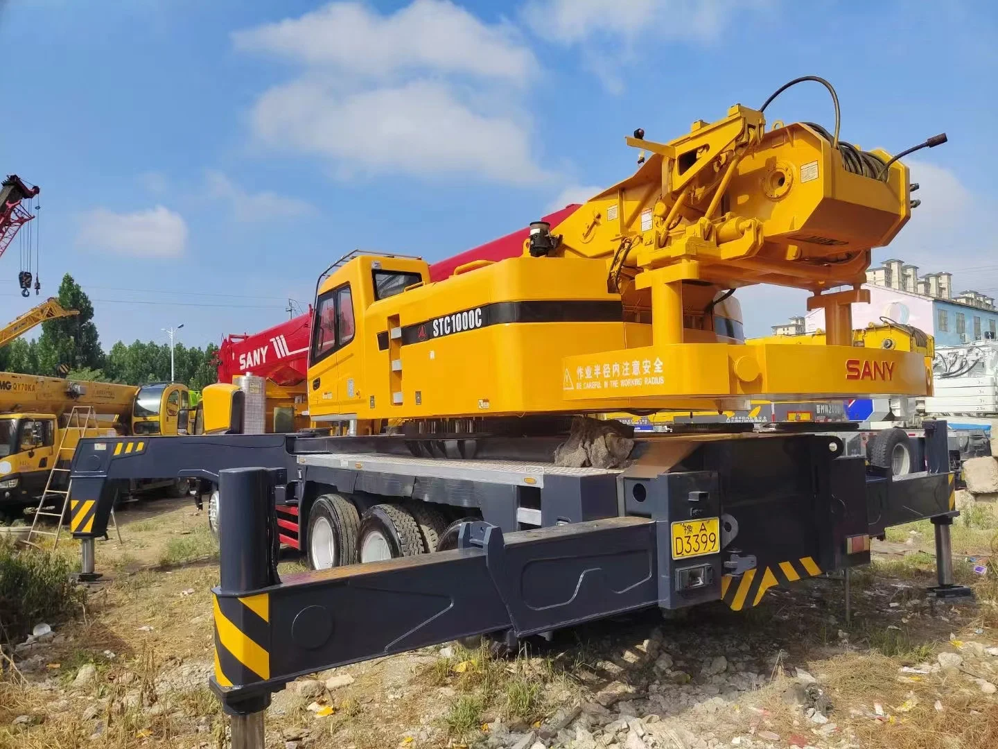 100 Ton Mobile Car Crane SANY STC1000V Construction Machine Mobile Car Crane Construction Equipment Truck with Crane