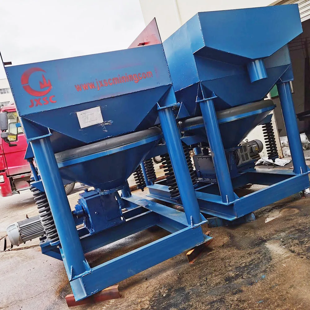 15-20TPH Coltan Tin Process Separator Plant Gold Gold Mobile Jig Concentrator Mining Machine