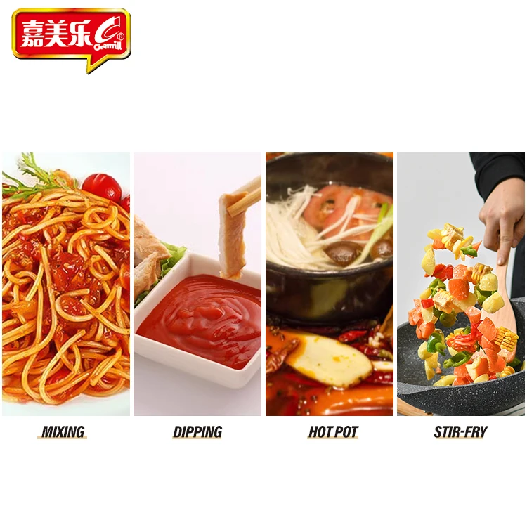 Camill Wholesale 250g Sriracha Chilli Sauce Fried Chicken Dipping Chinese Food Paste Red Garlic Hot Spicy Sauce Bulk Chili Sauce