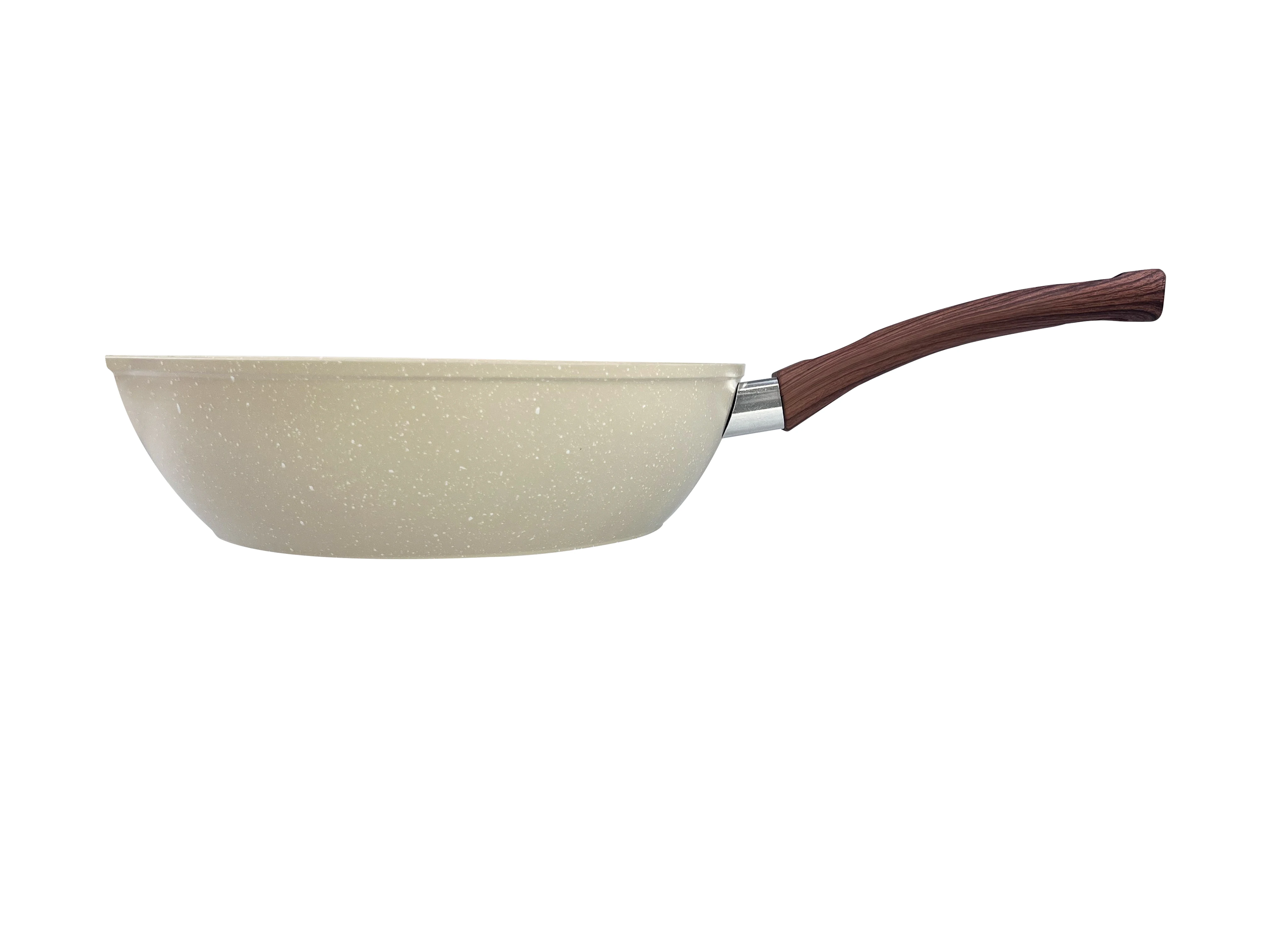 Hot Selling Cookware Forged Aluminum Deep Pans Wok Pans Aluminum Frying Pans