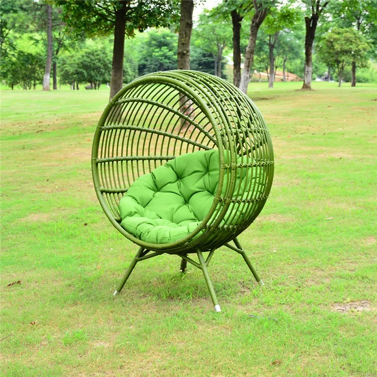 2024 Hot Sale Rattan Garden Sofa Wicker Balcony  comfortable Sitting Egg Chair