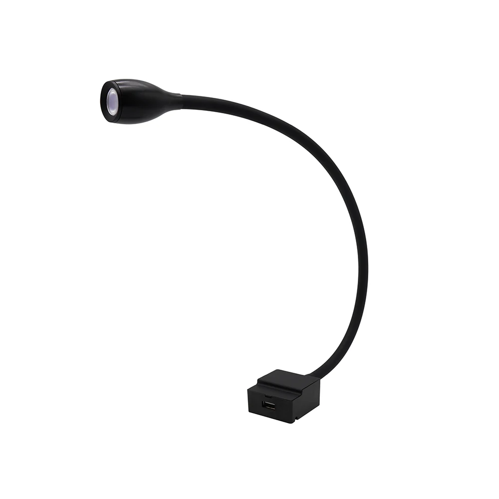 3w Flexible Desk Lamp flexible wall reading light hotel bed light spot light