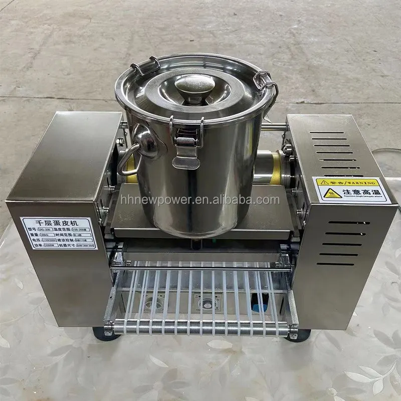 110V 220V pancake making machine thousand layer cake machine Electric Mille Crepe Cake Machine
