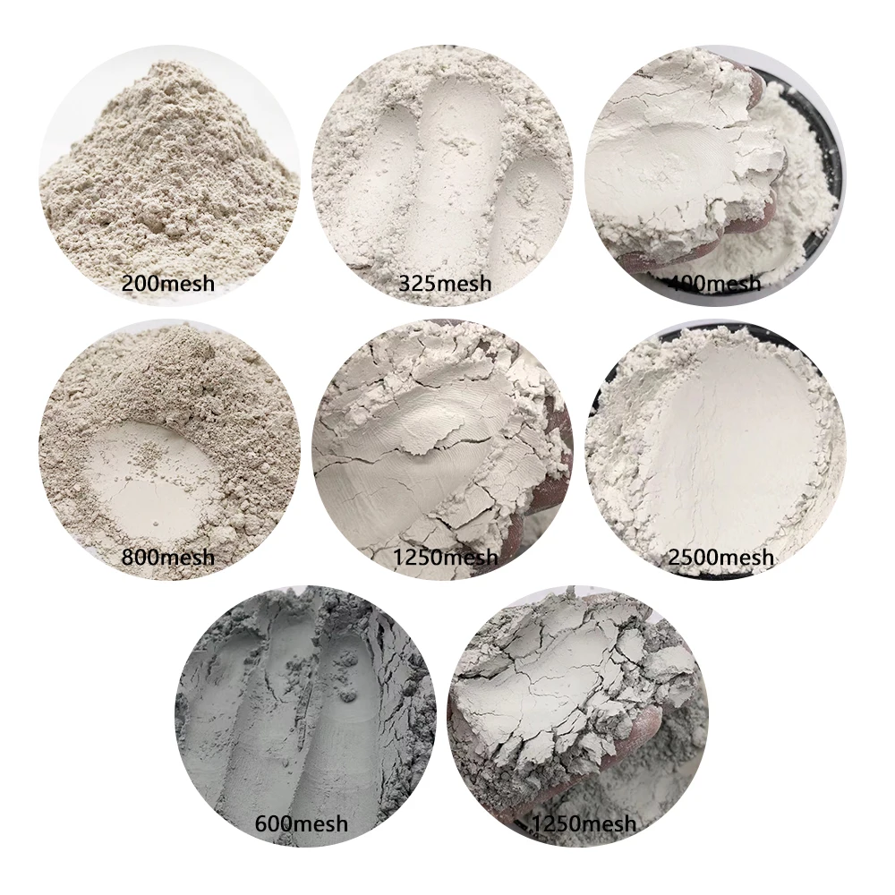 Supply Cheap White Mica Powder 2000 Mesh For coating Rubber Ceramic Glaze Filler Refractory