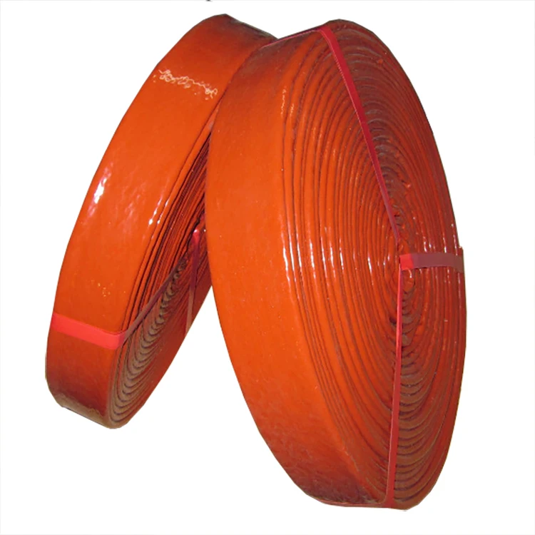 Hot Sale High Temperature Resistant Fire Sleeve 100mm Silicone Fiberglass Fire Sleeve For Hoses Wires Lines Tubes Protective