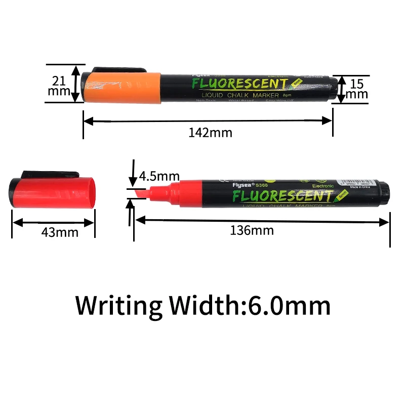 Manufacturer colors water based acrylic marker pen erasable liquid chalk marker