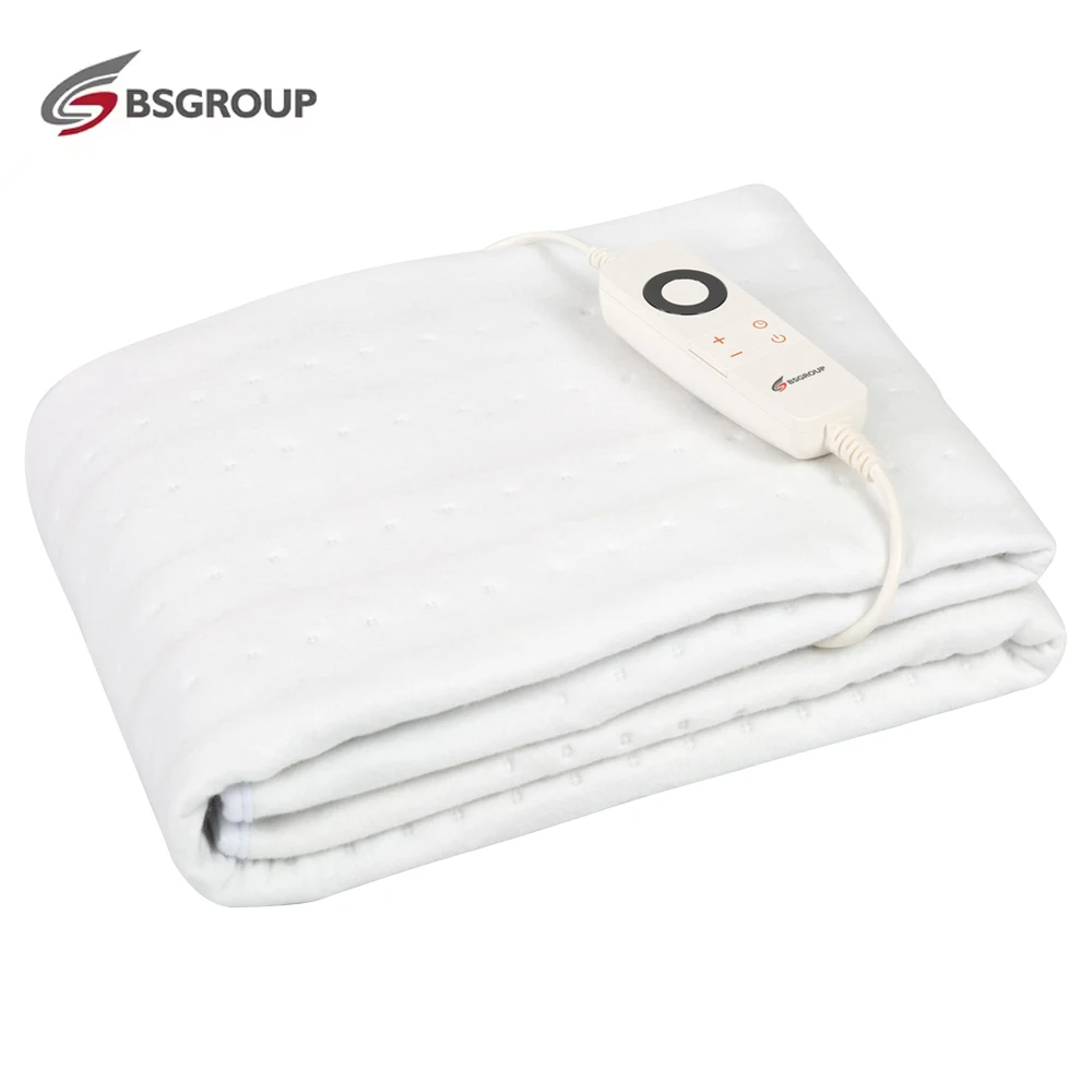 New Arrivals 220V 6 Heat Setting 3 Timers Non-woven Fabric Fitted single Bed Electric Heating Under Blanket