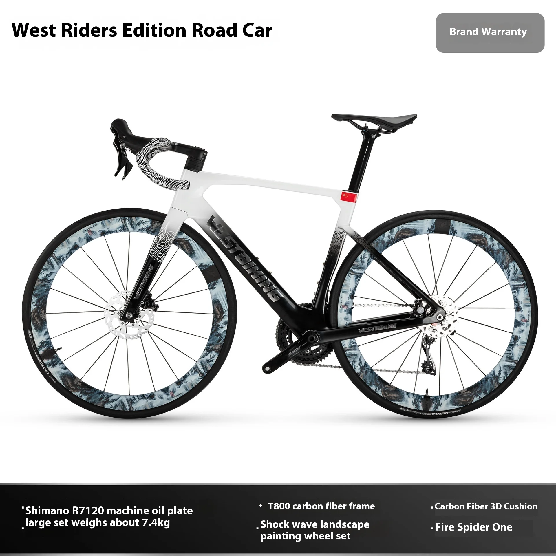 Командная версия 24-скоростной ультралегкий карбоновый шоссейный велосипед Гоночная рама и комплект колес