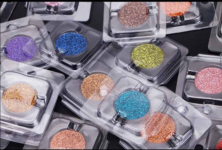 OEM Pressed Makeup Vegan single glitter EyeShadow Pressed Power Eye Shadow Single Shimmer Glitter Eyeshadow