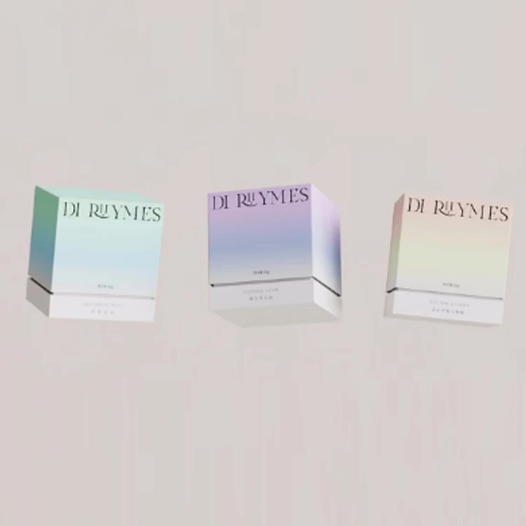 custom  special shape design eco friendly paper  candle packaging boxes luxury gift box for candles