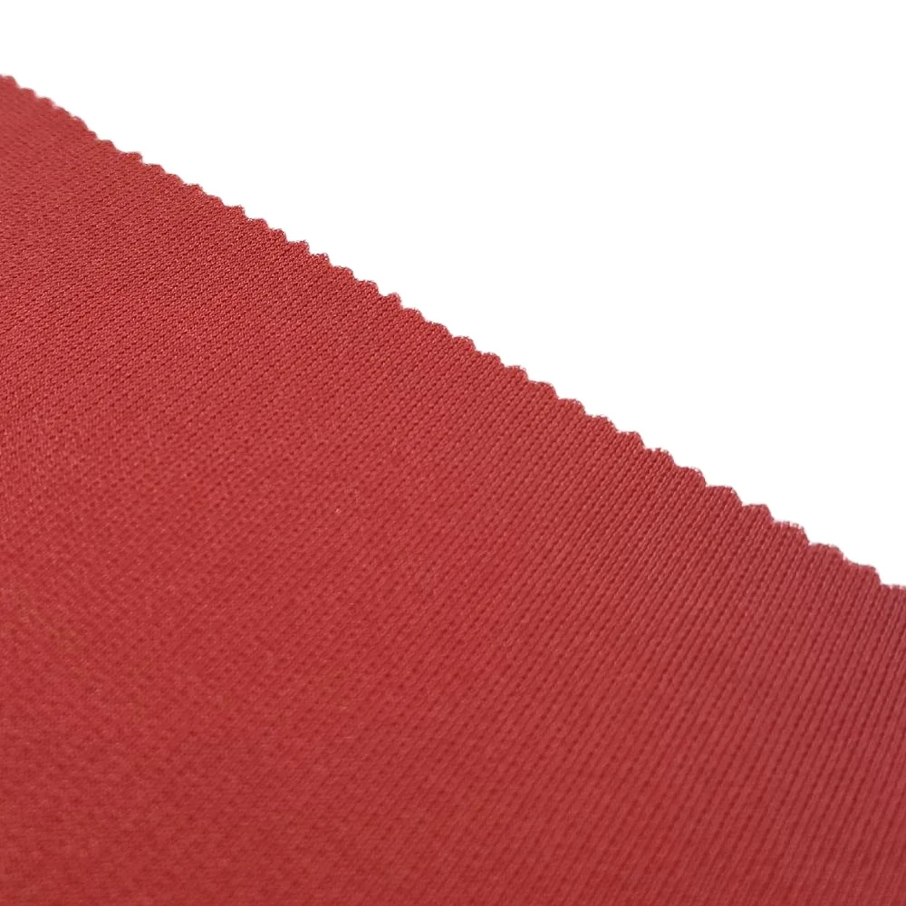 
High quality and stable output 100% polyester combed cotton interlock fabric 220gsm 