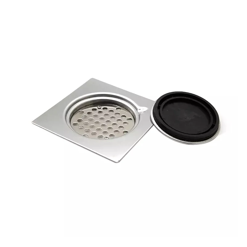 Hot selling stainless steel floor drain pop up drain floor bathroom water floor drain square Chinese Factory