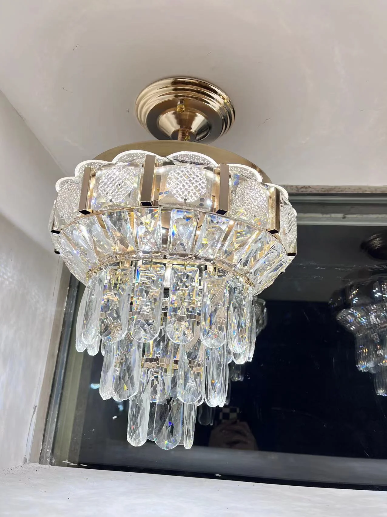 2022 New design Best sell  modern led crystal chandelier hanging light for home decorative  High quality and factory cheap price
