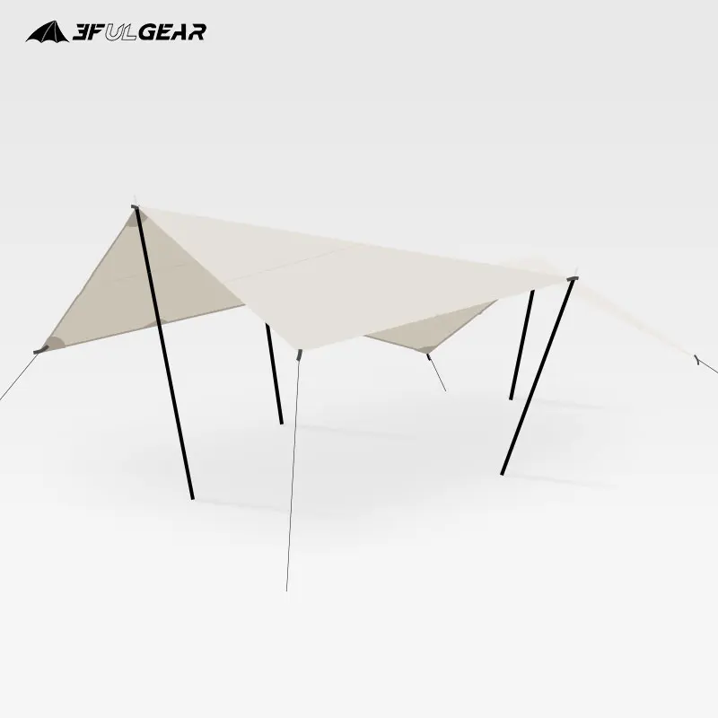 
3F outdoor canopy oversized UV-proof waterproof thickened Oxford cloth picnic camping canopy sunshade 