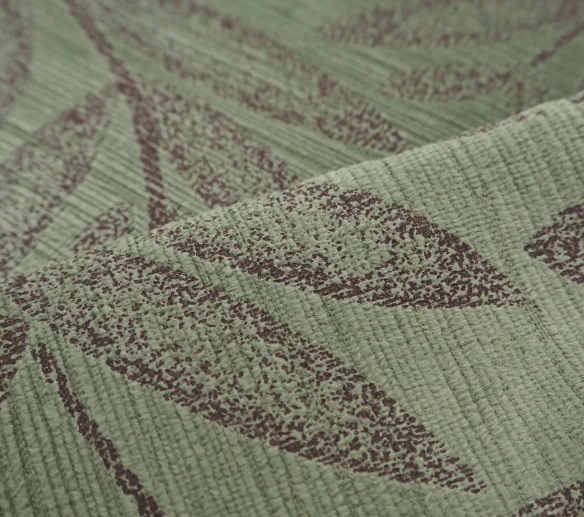 Haida knitting velour smooth soft hand feeling burnout fabric for sofa furniture