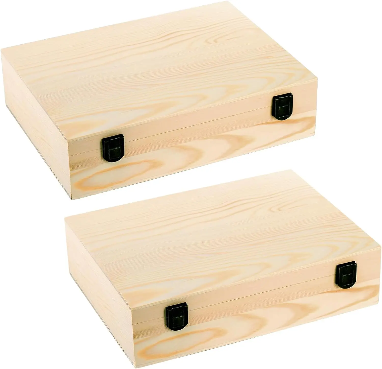 ODM OEM Unfinished Wood Gift Box Cheap Pine Storage Box for Home