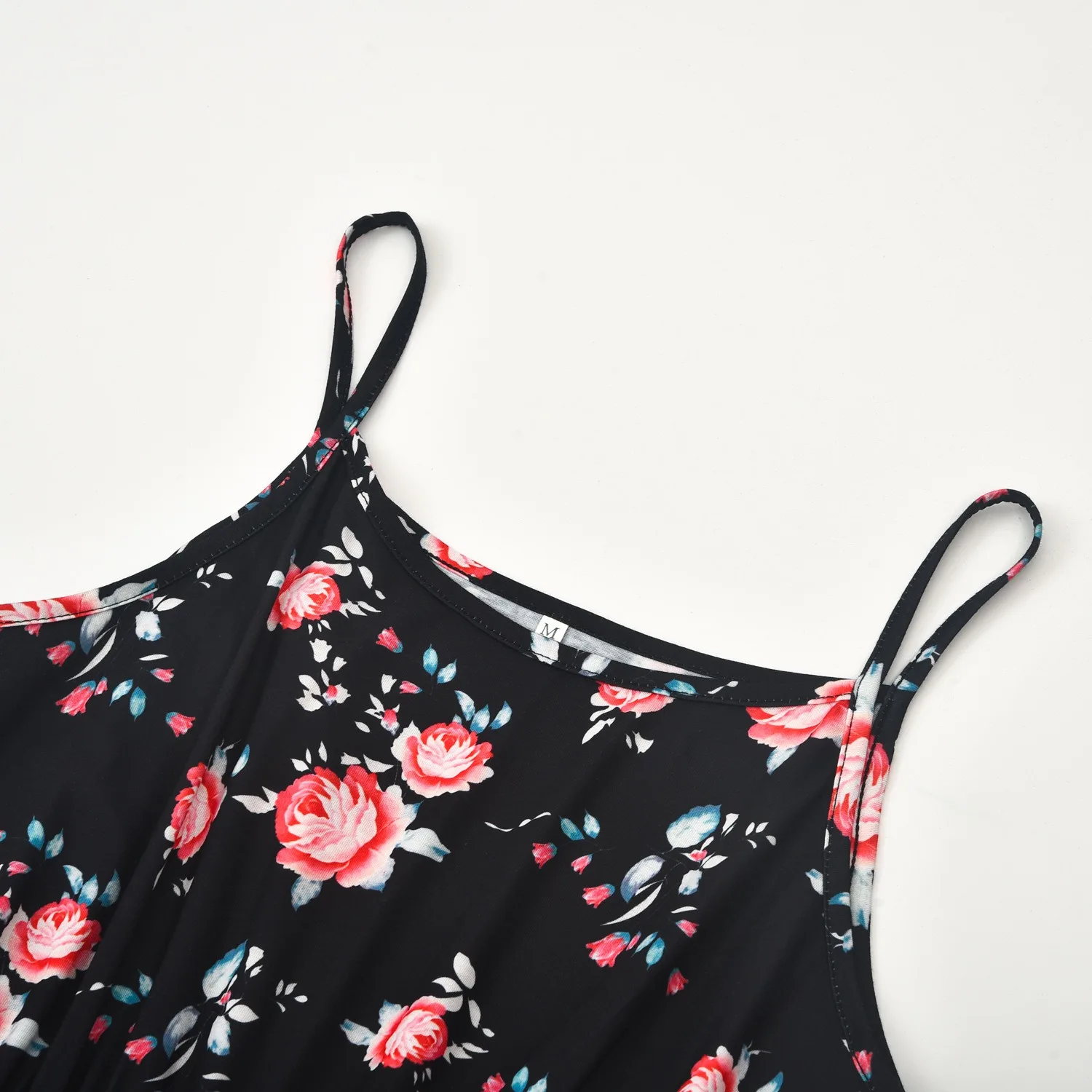 High quality Mommy And Me Outfits Summer Dress Mother Daughter Matching Flower Printed Dress