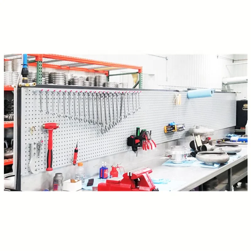 Custom Size Steel Panel Tool Metal Decorative Pegboard Display Stand