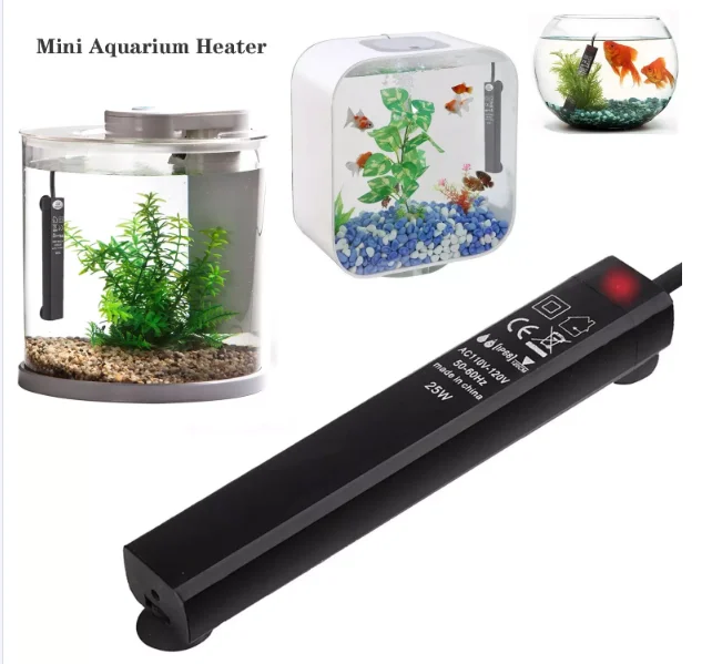 Gako HT 15W 25W Digital Aquarium Heater Fish Tank Heater Portable Mini Electric Automatic Constant Temperature Aquarium Heater