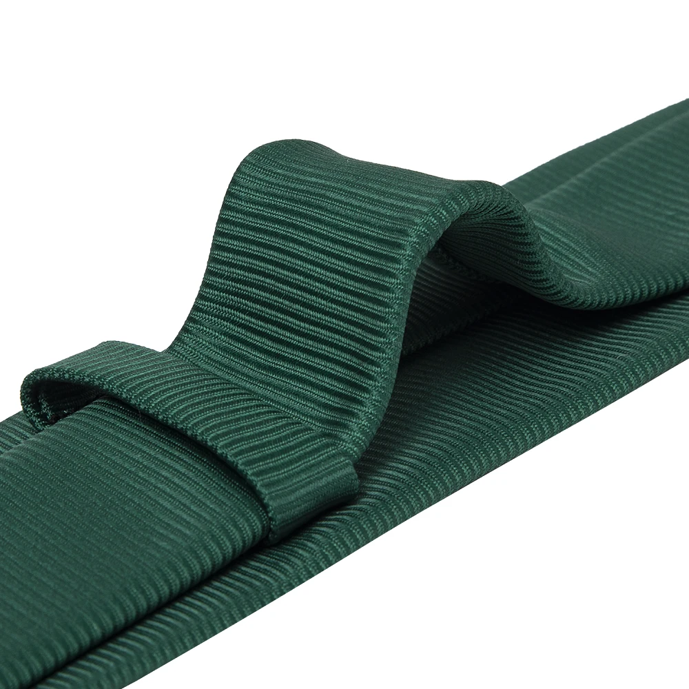 Cheap 100% Polyester Necktie Green Printed With Khaki Arrow On Big End School Neck Ties For Children Custom Tie With Logo